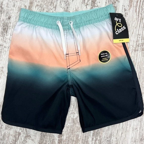 Art Class - Boys Ombre’ Swim Trunks - Sz S (6/7) - Picture 1 of 7